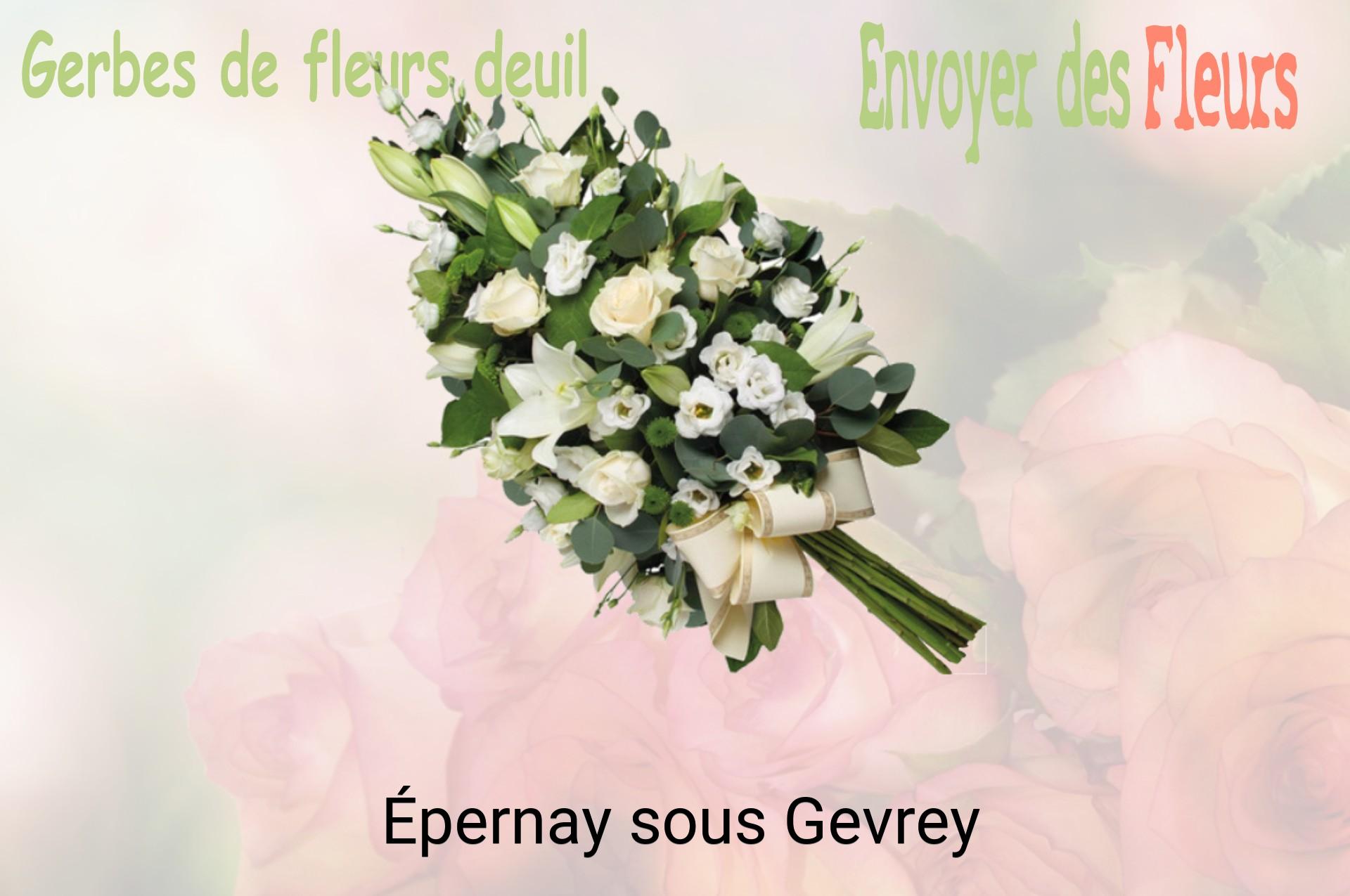 Gerbe de fleurs de deuil livrée à Épernay-sous-Gevrey